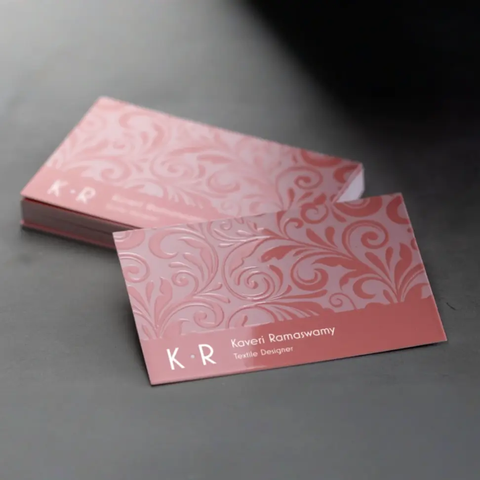 Matt Lamination + UV Visiting Card