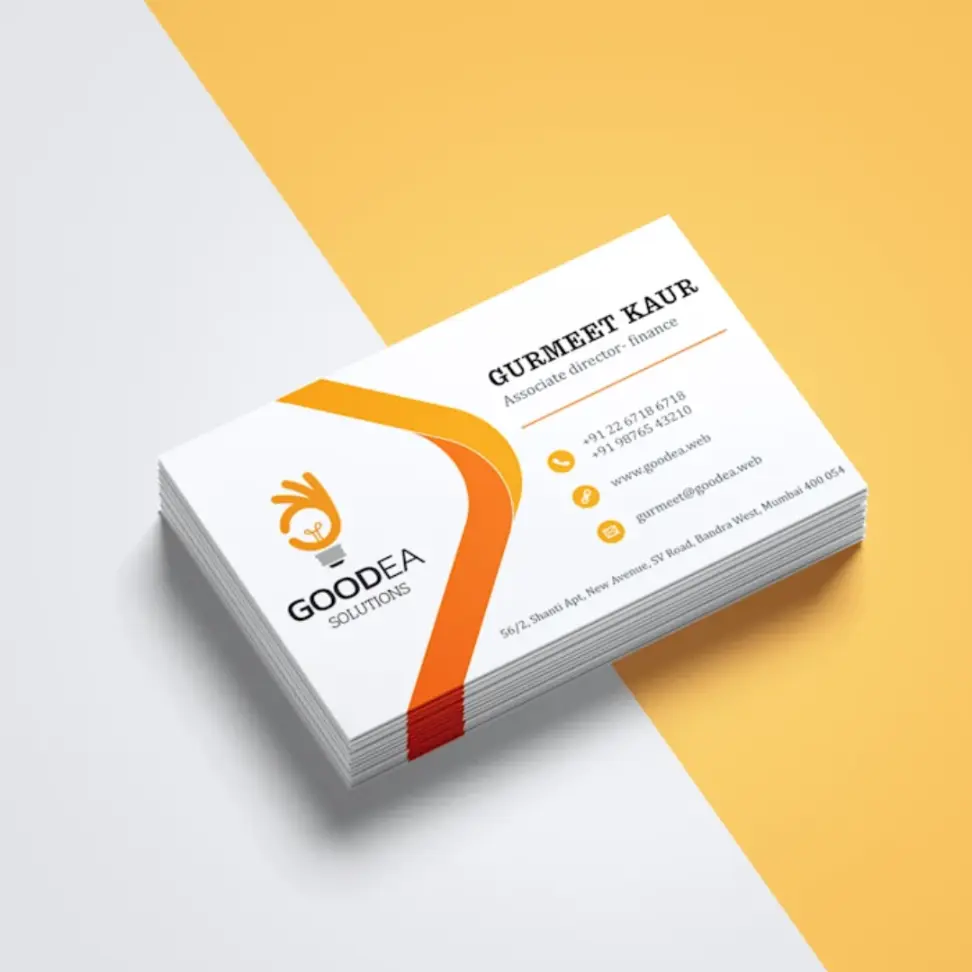 Without Coated Visiting Card