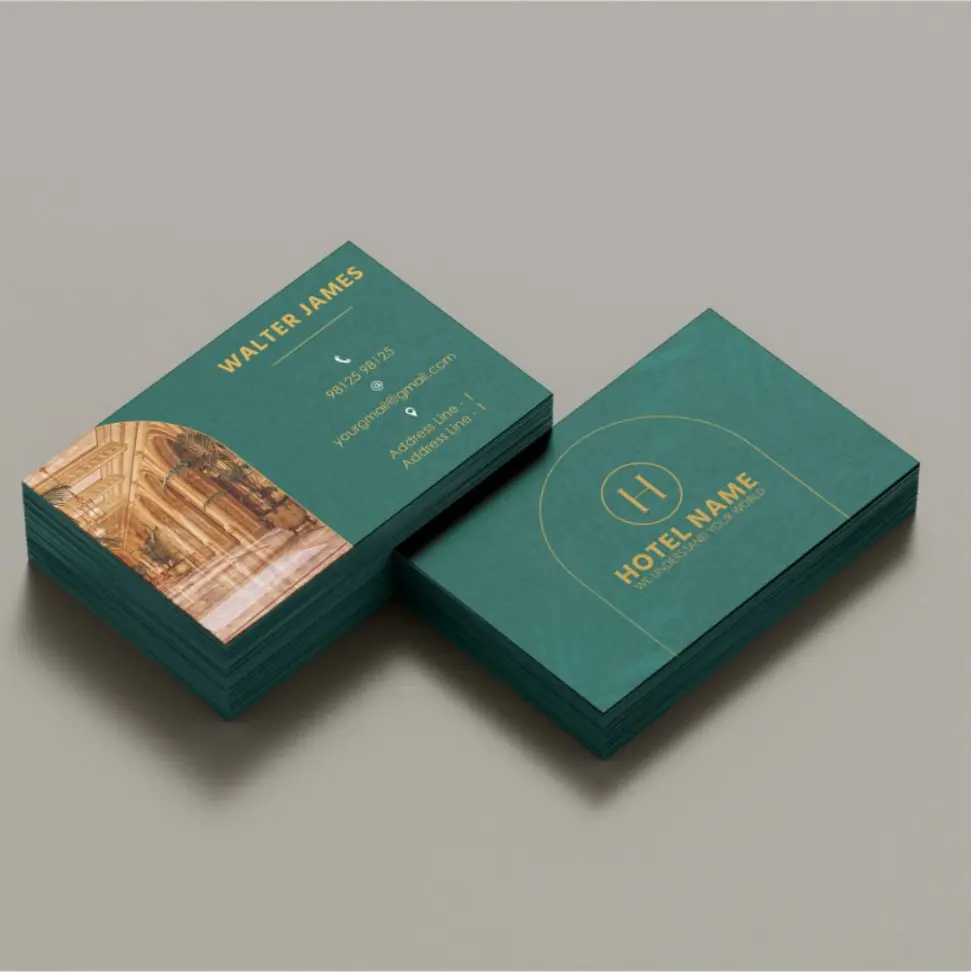 Without Lamination Small Visiting Card