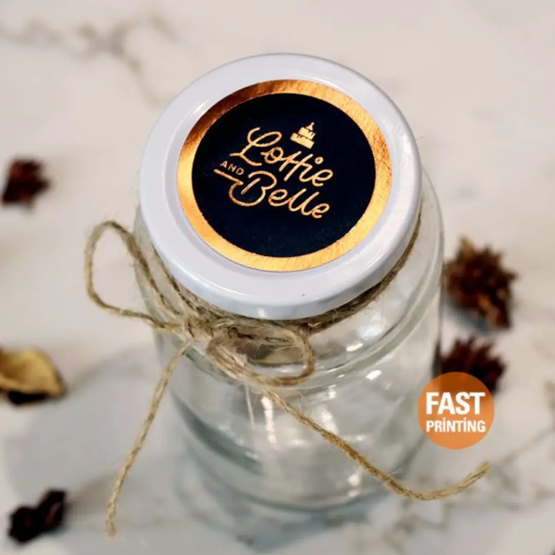 Gold Foil Stickers & Labels