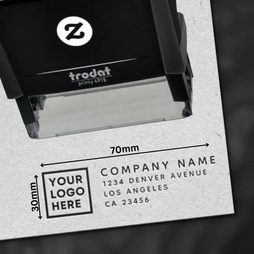 Self-Inking Stamps - 70 mm × 30 mm