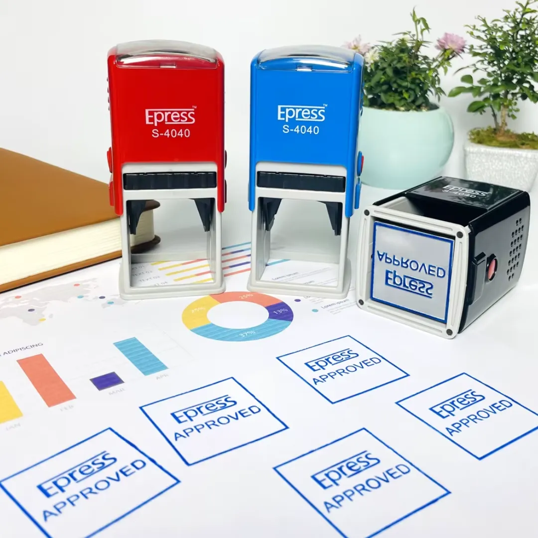 Self-Inking Stamps - 40 mm × 40 mm
